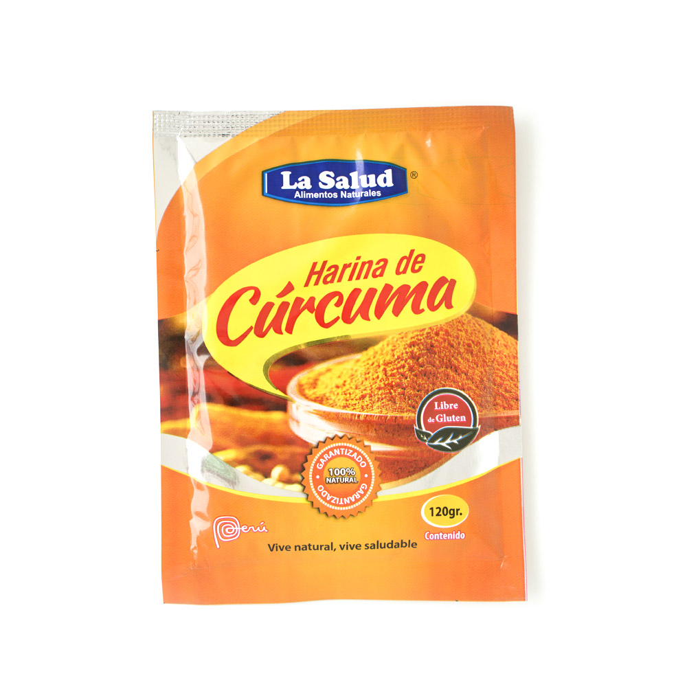 Harina de Cúrcuma 120gr – La Salud Alimentos Naturales