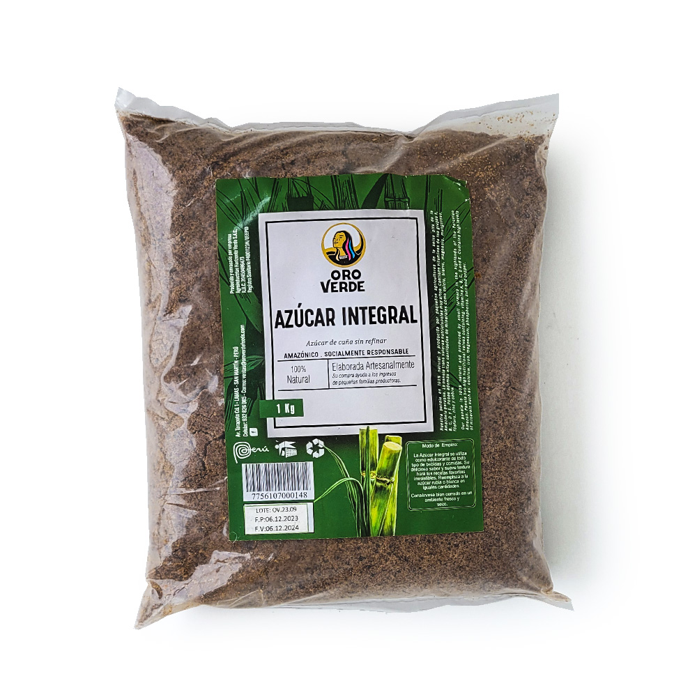 Azúcar Integral 1kg – Oro Verde